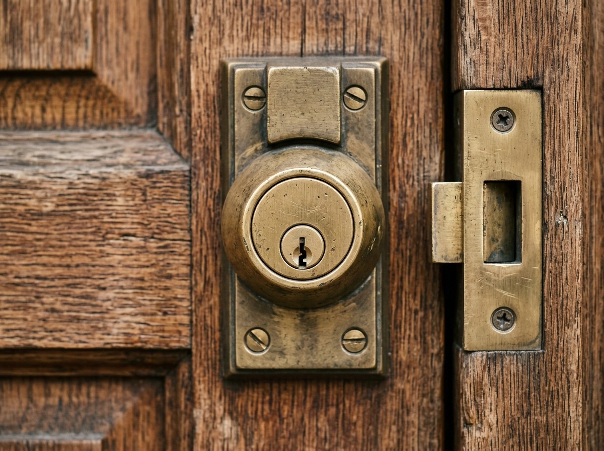 High quality residential door lock hardware and brass deadbolt